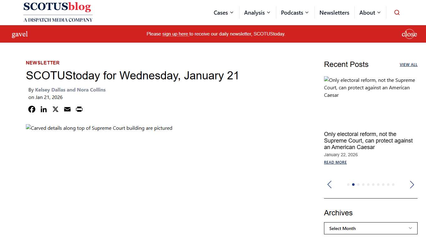 SCOTUStoday for Wednesday, January 21 - SCOTUSblog